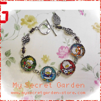 Pekkle ( Ahiru no Pekkle ) Cabochon Bracelet  Pekkle ( Ahiru no Pekkle ) Cabochon Bracelet